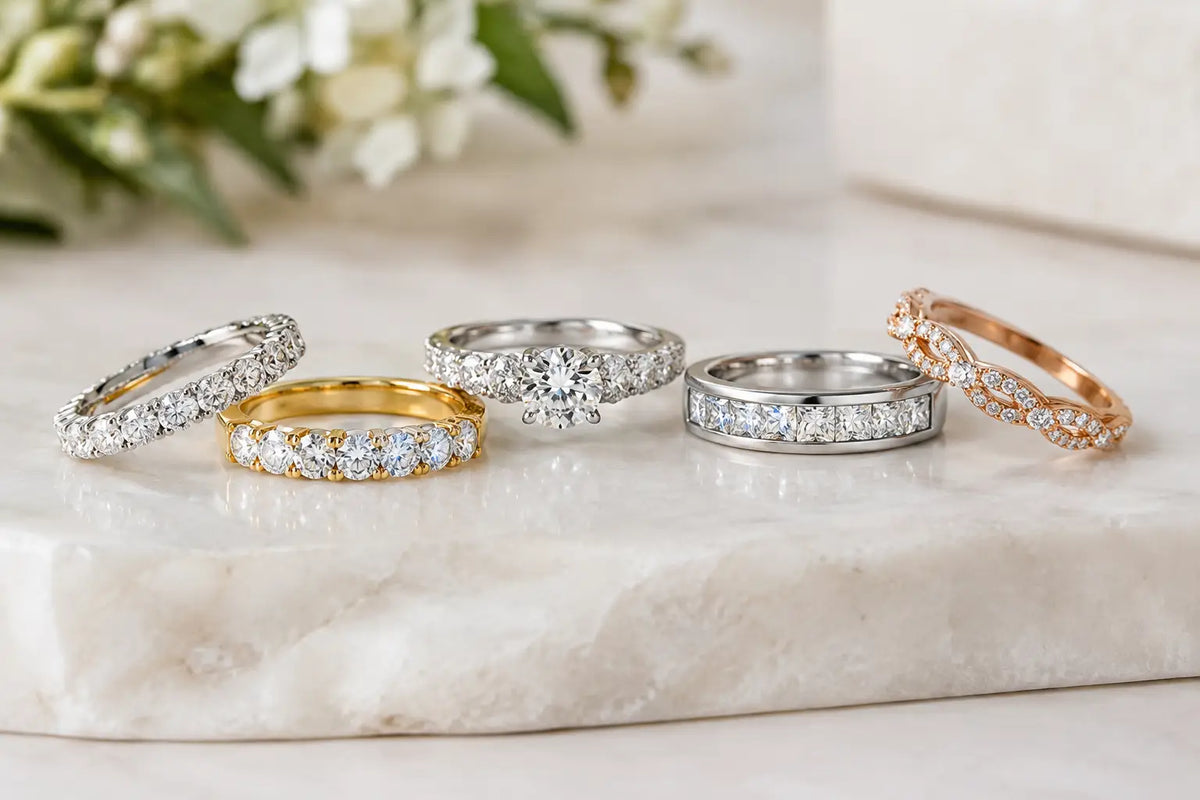 Diamond Wedding Band Examples for Every Style
