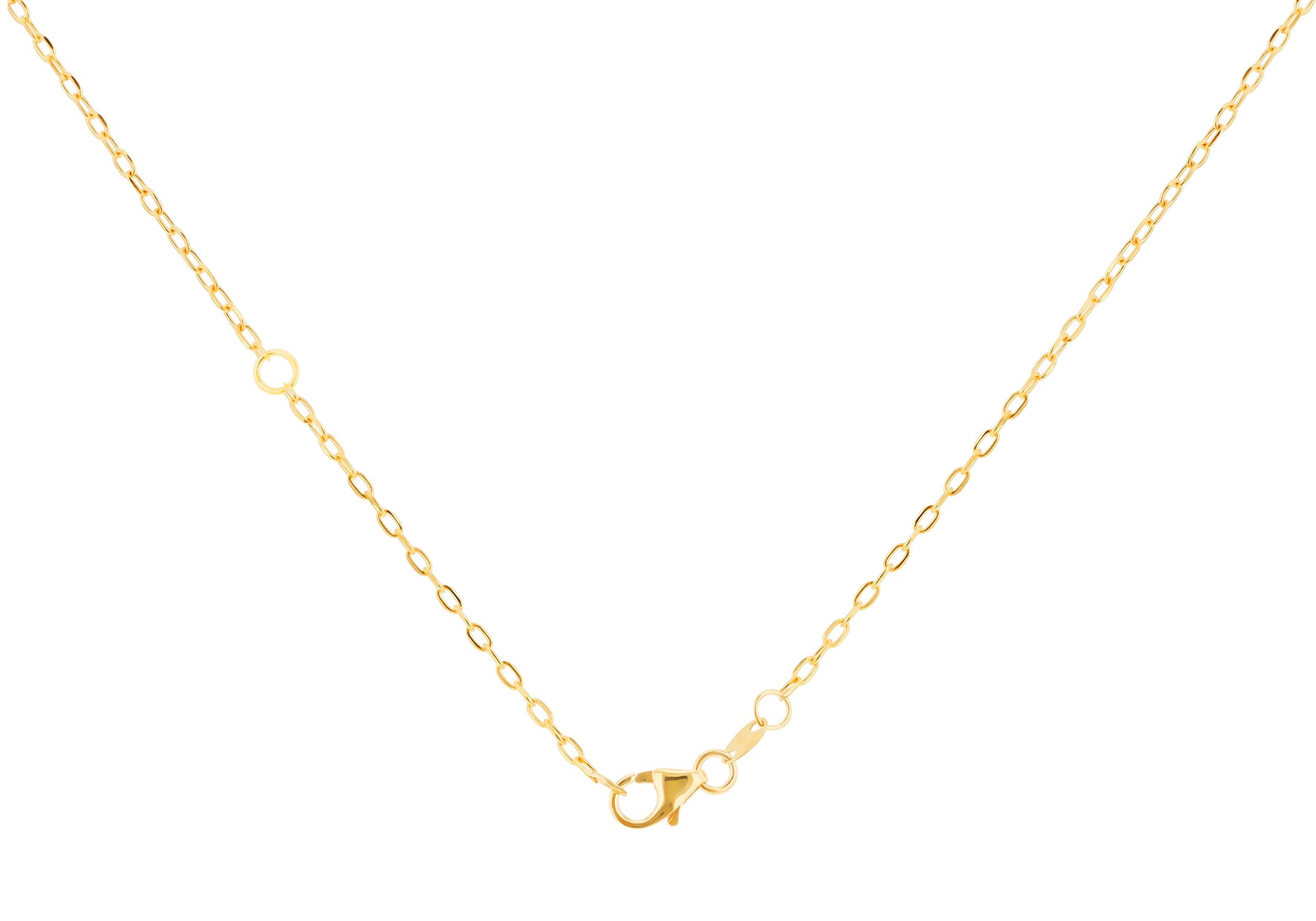 9ct Yellow Gold Blue Topaz Diamond Set Pendant Necklace