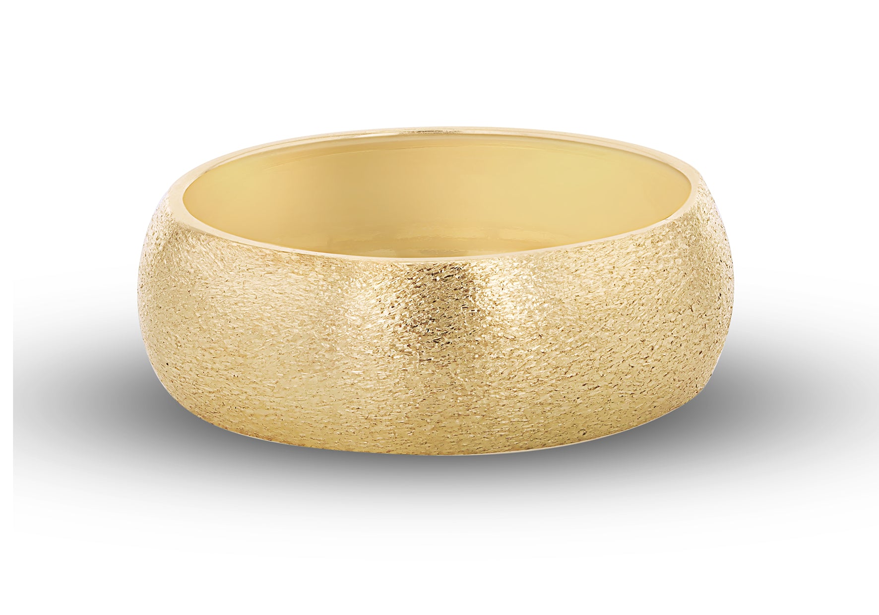 9ct Yellow Gold Satin Band Ring