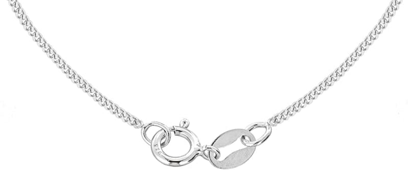 Sterling Silver Channel Set Zirconia Key Pendant