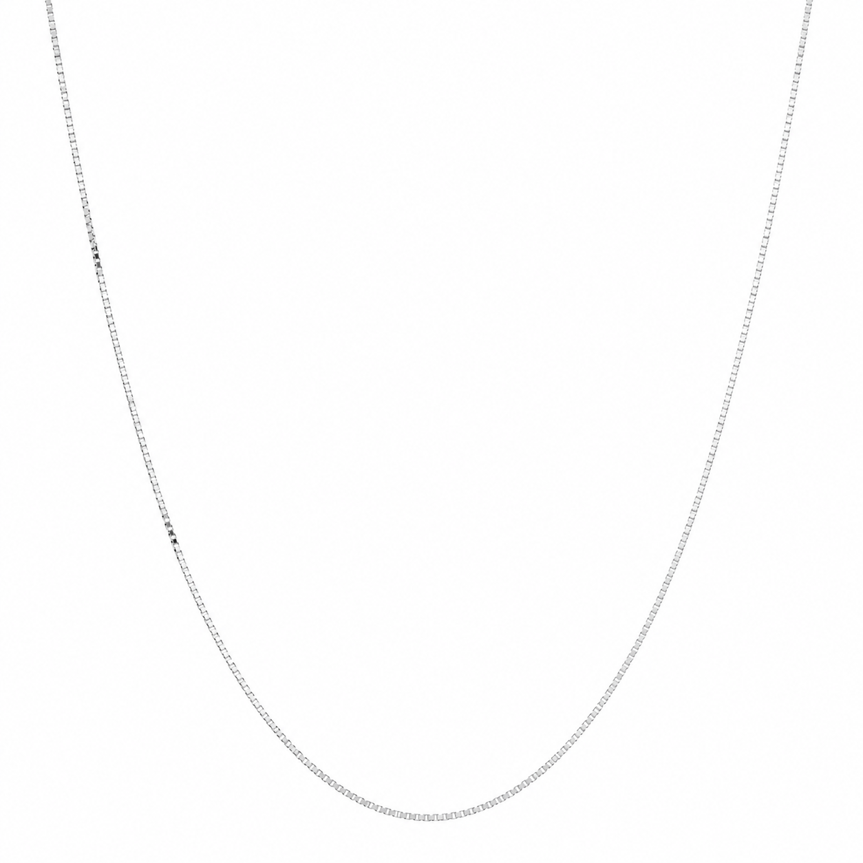 Sterling Silver 115 Ultra-Slim Adjustable Box Chain