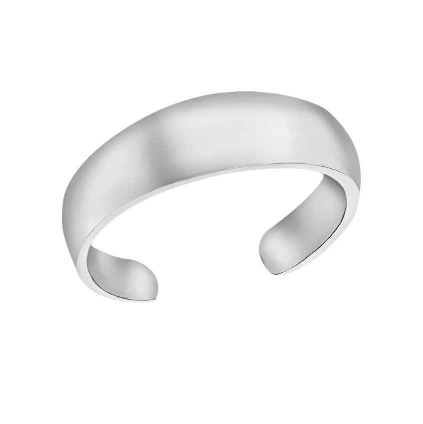 Sterling Silver Plain Toe Ring