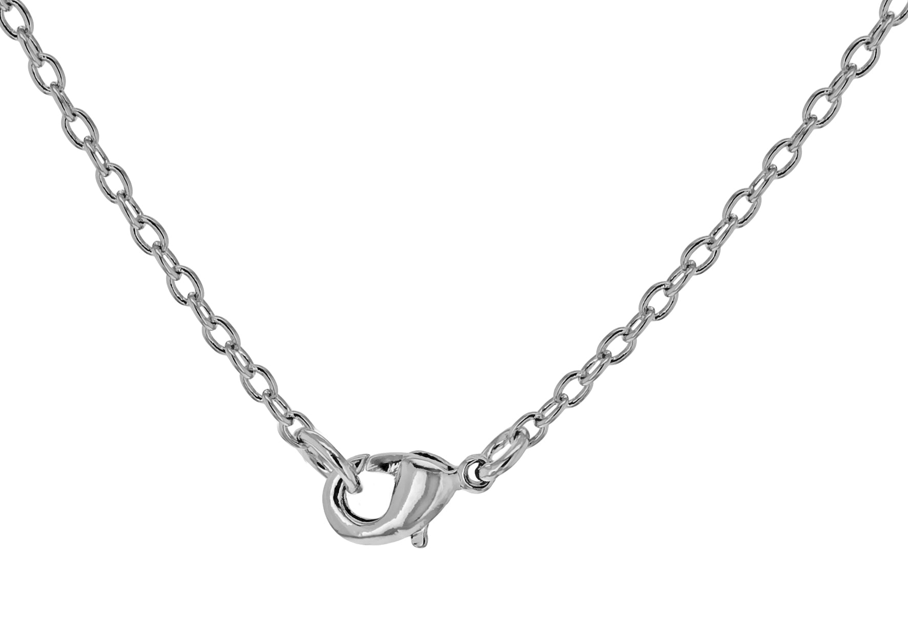 Heart & Flower Pendant Necklace Hand-Set With A Diamond Accent