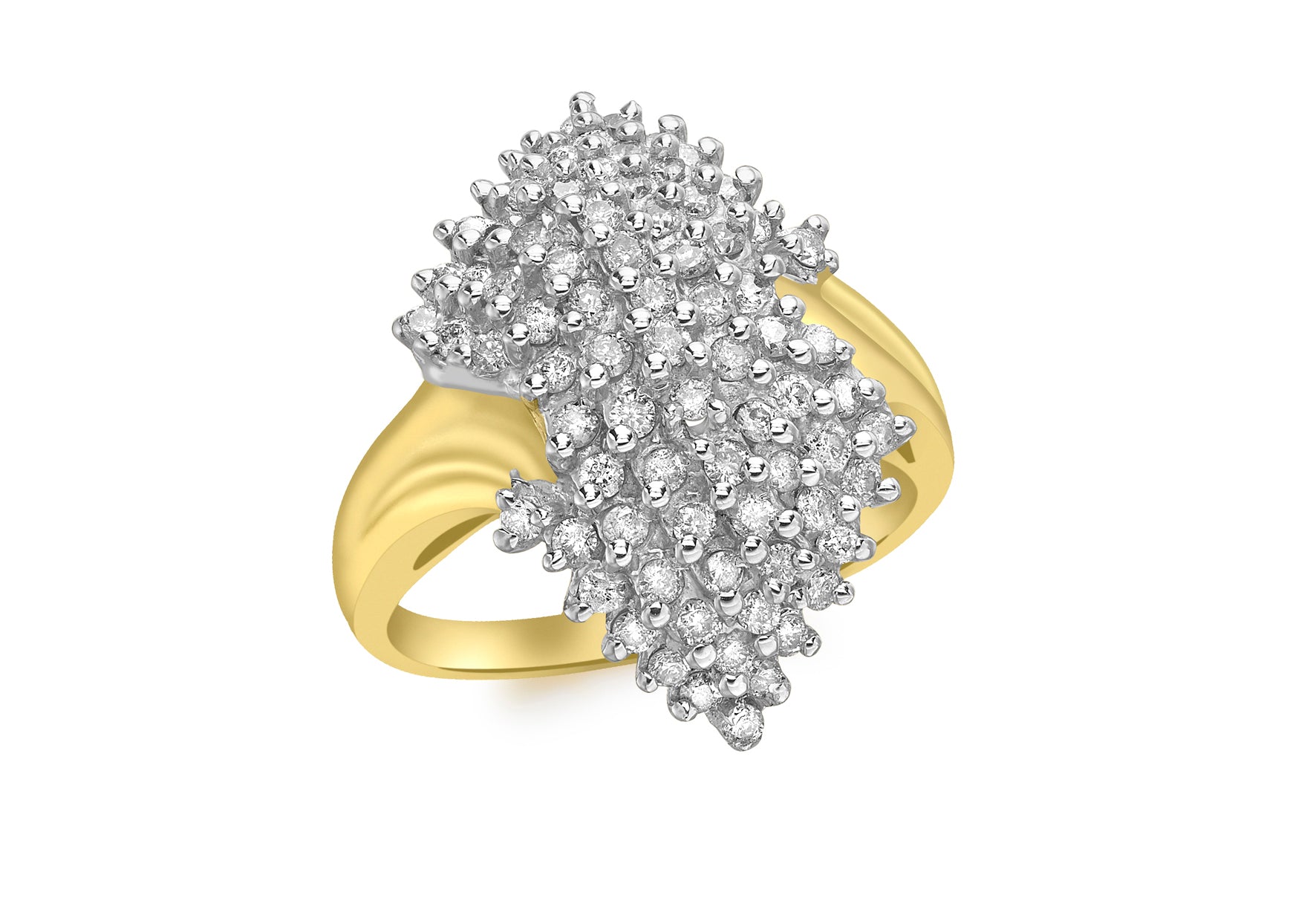 9ct Yellow Gold 1.00t Diamond Ring