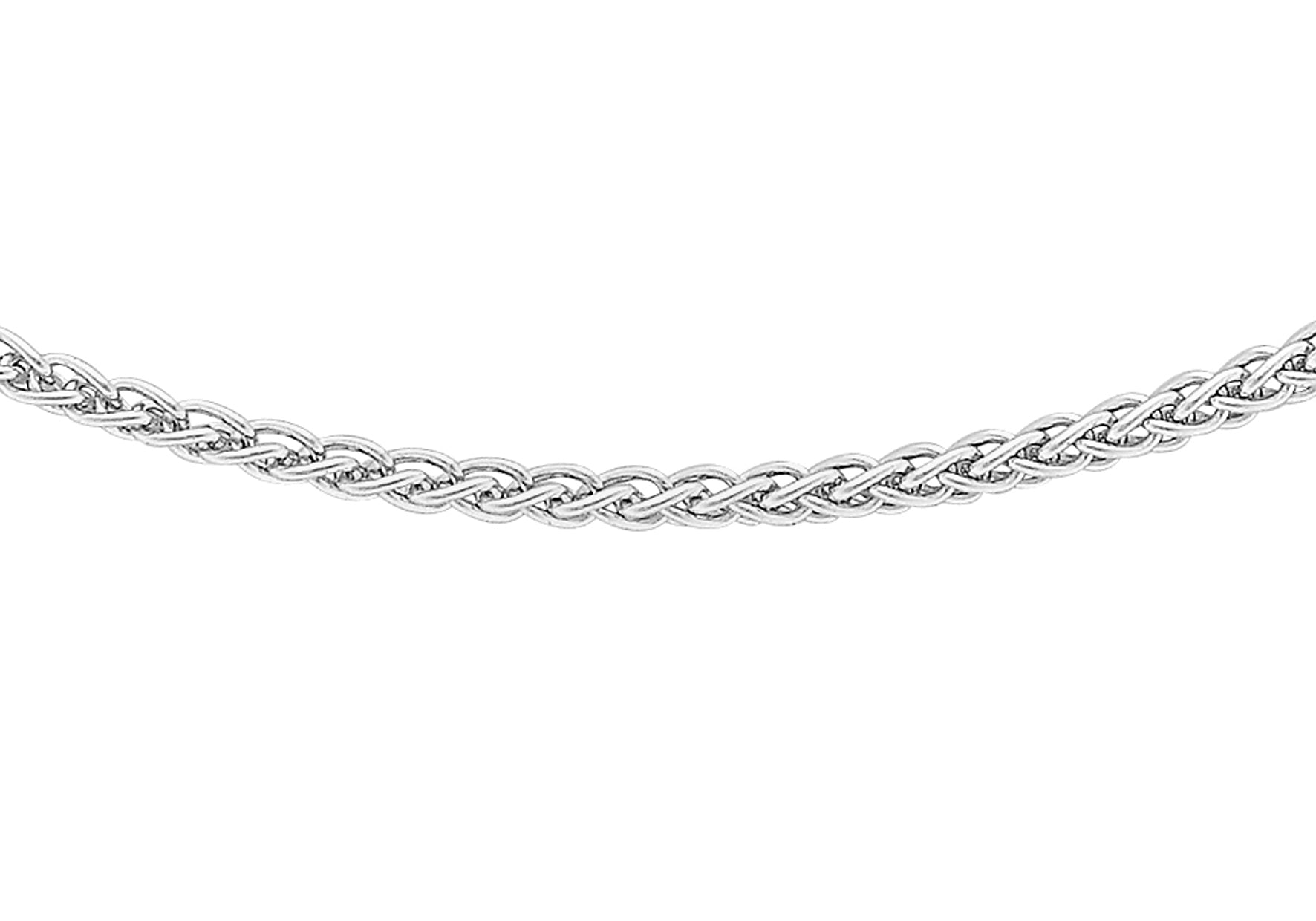 18ct White Gold 030 Spiga Chain
