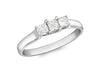 18ct White Gold 0.50ct Square Diamond Ring