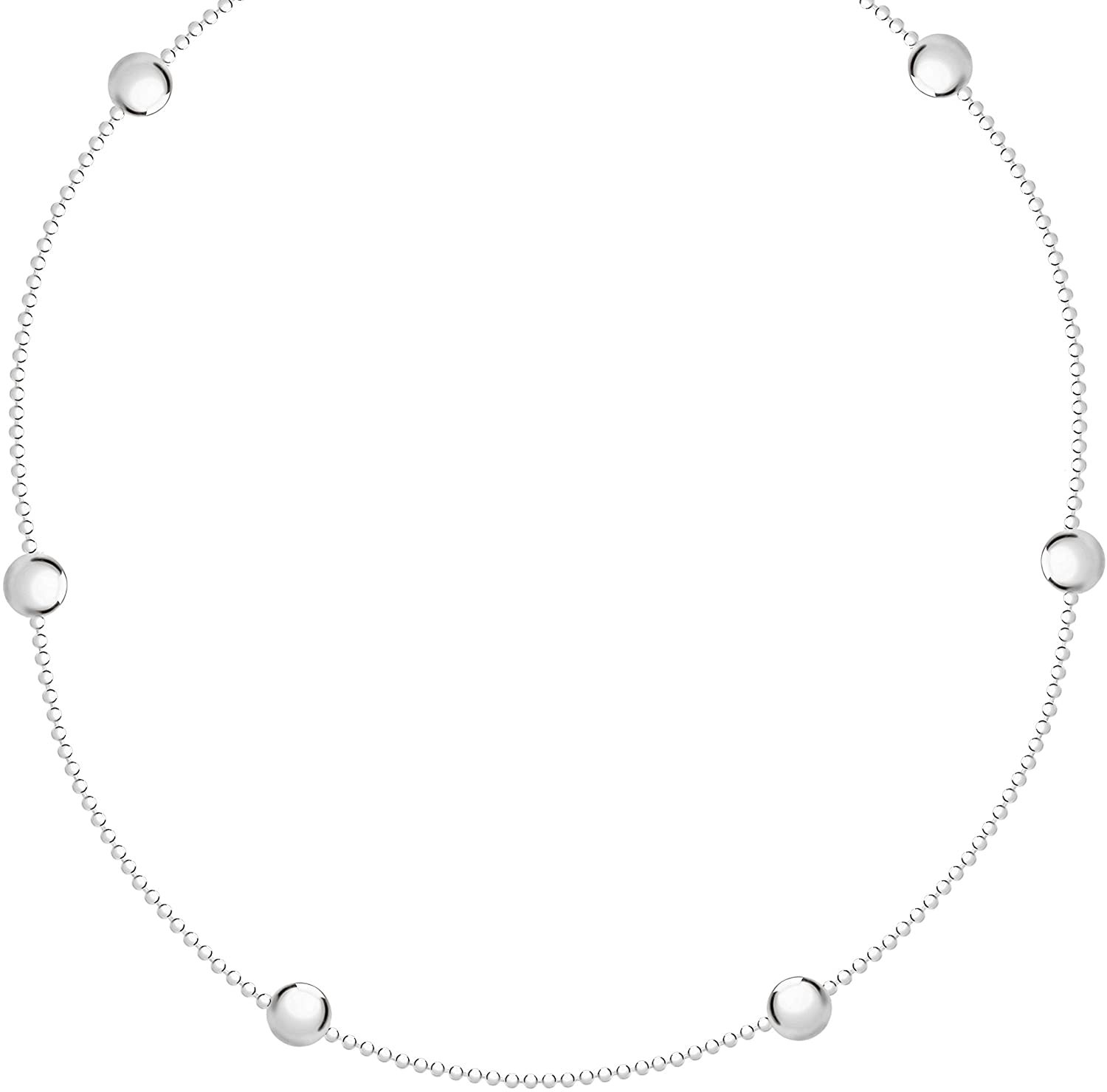 Sterling Silver Ball Detail Chain