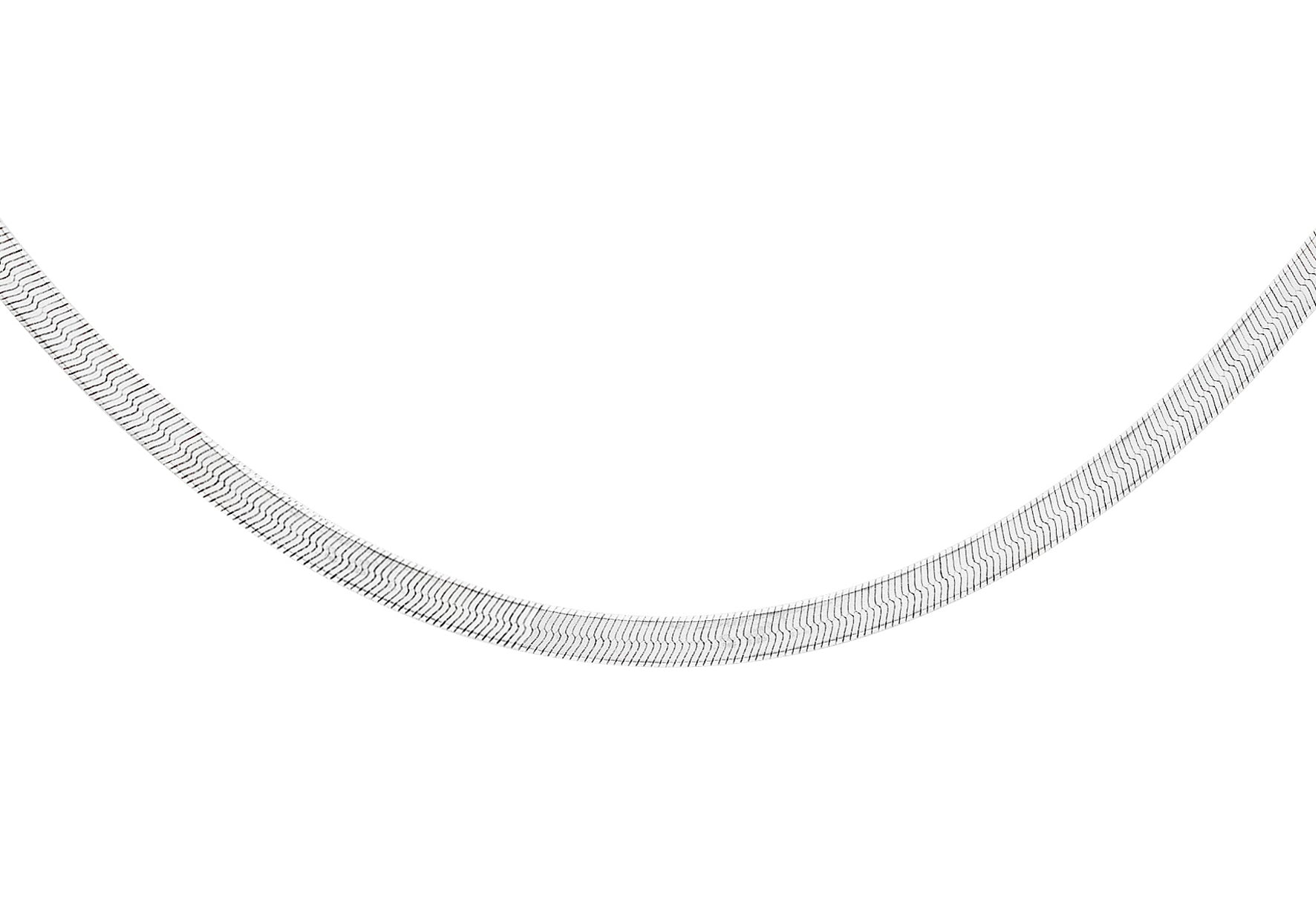 Sterling Silver Oval Snake Chain