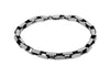 Sterling Silver Oxidised Paper Chain Bracelet