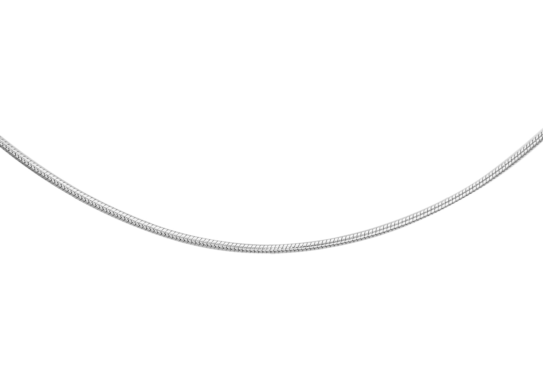 Platinum 30 Round Snake Chain