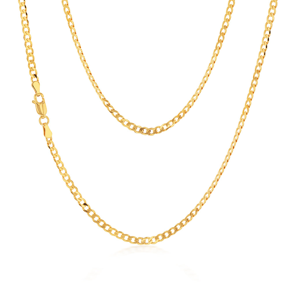9ct Yellow Gold 80 Curb Chain