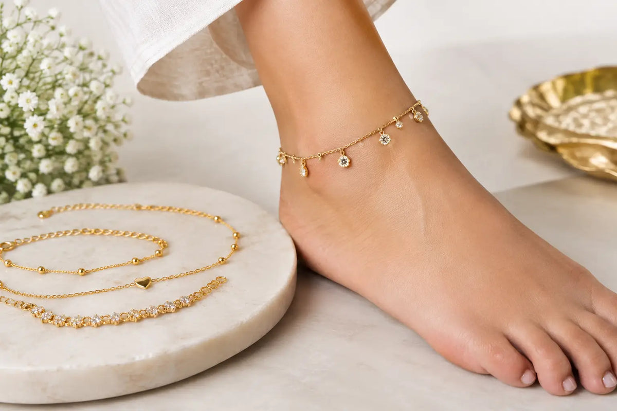 Gold Anklet Jewellery for Every Signature Style