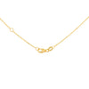 9ct Yellow Gold Diamond Cut Bar Necklace Chain