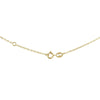 9ct Yellow Gold Diamond-Cut Framed Teardrop Necklace