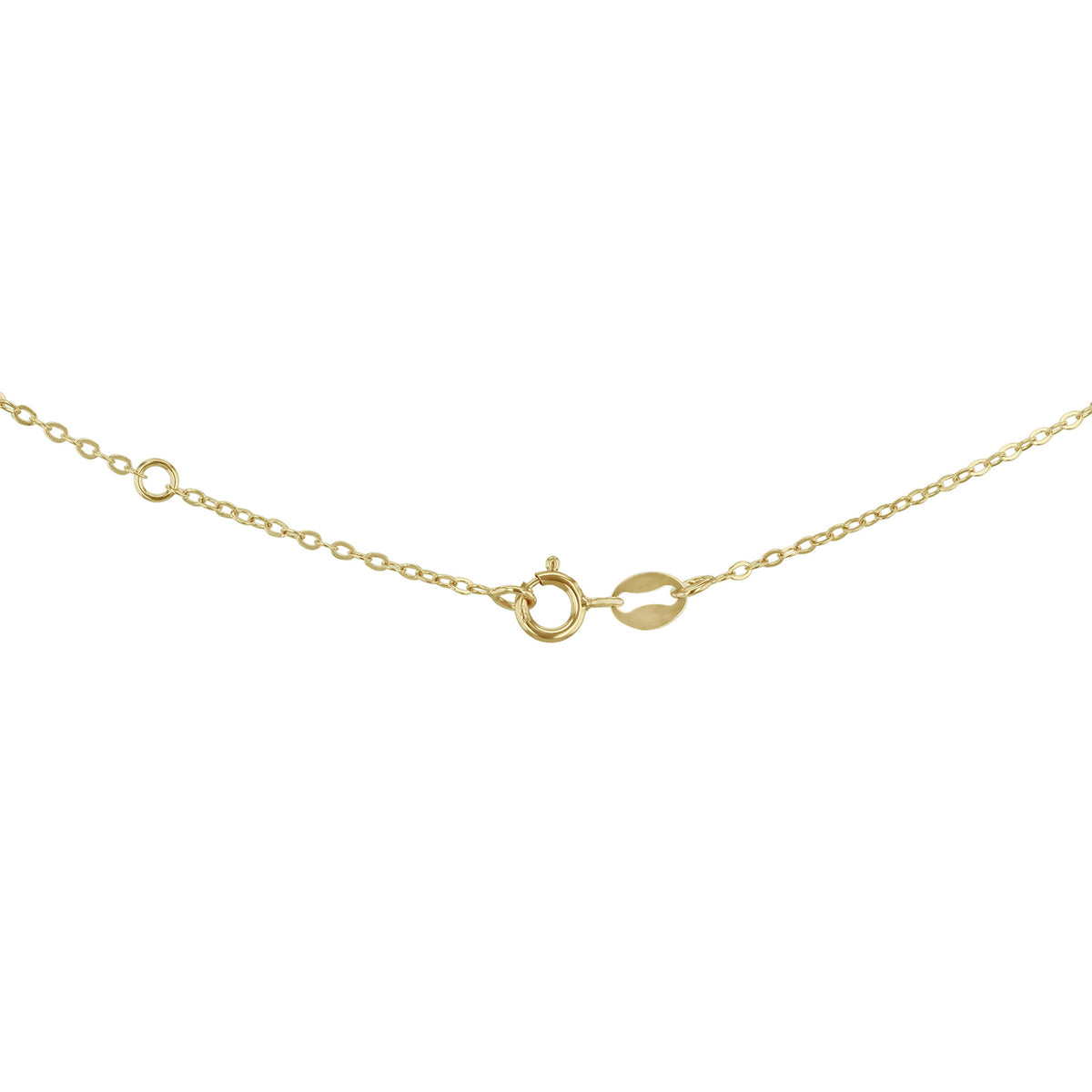 9ct Yellow Gold Freshwater Pearl Flower Station Necklace