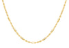 9ct Yellow Gold Diamond Cut Knot Rope Links Chain