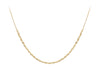 9ct Yellow Gold Rope Trace Adjustable Chain