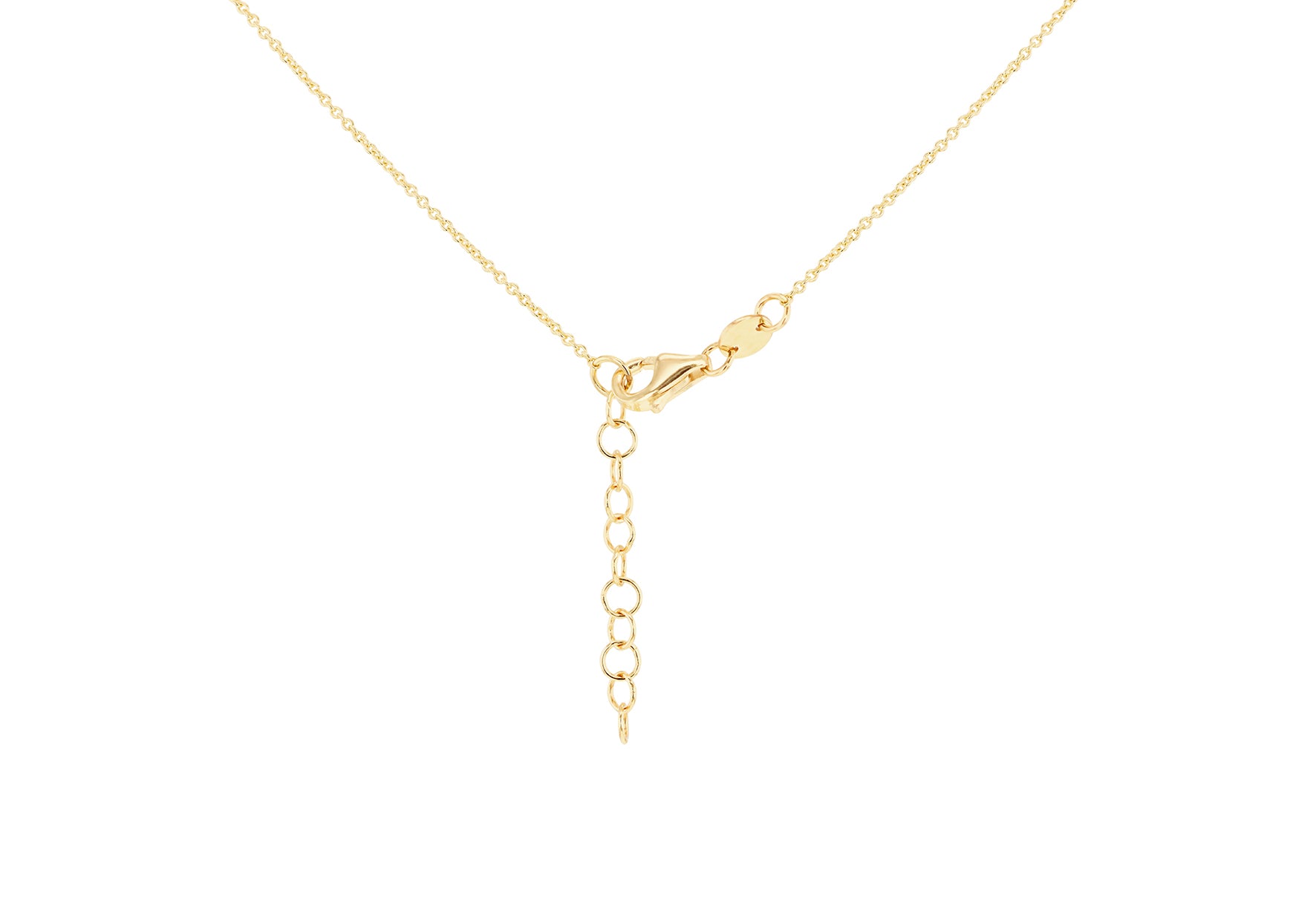 9ct Yellow Gold Rope Trace Adjustable Chain