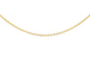 9ct Yellow Gold Trace Slim Adjustable Chain