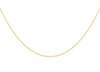 9ct Yellow Gold Trace Slim Adjustable Chain