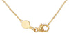9ct Yellow Gold Adjustable Heart Necklace