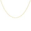9ct Yellow Gold Mirror-Link Forzatina Chain