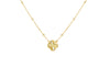 9ct Yellow Gold Rainbow Petal Ball Chain Pendant