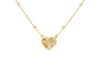 9ct Yellow Gold Rainbow Heart Adjustable Trace and Ball Necklace – 43cm to 46cm Seiko 9ct Yellow Gold Rainbow Heart Adjustable Trace and Ball Necklace – 43cm to 46cm Seiko