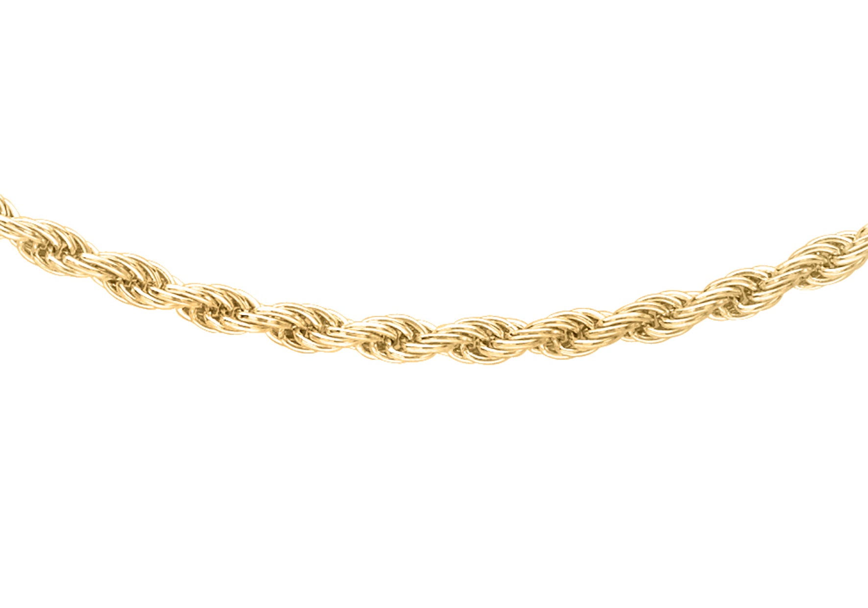 9ct Yellow Gold 30 Rope Chain