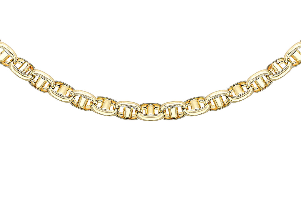 9ct Yellow Gold Cuban Chain Links Necklace
