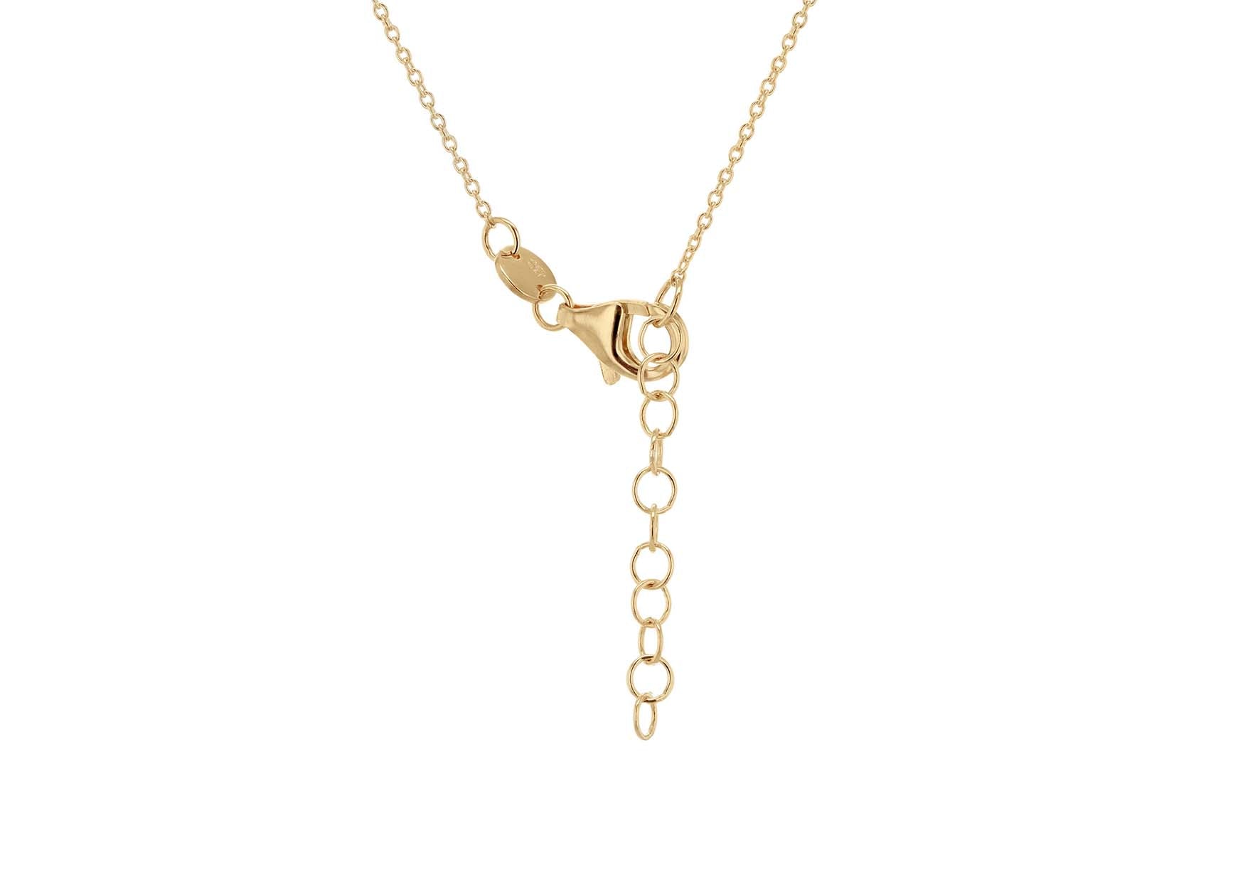 9ct Yellow Gold Sea & Sand Charm Necklace