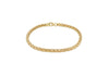 9ct Yellow Gold Wheat Links Bracelet