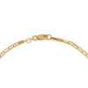 9ct Yellow Gold Mini Diamond Cut Bars Bracelet