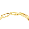 9ct Yellow Gold Diamond Cut Polished Paper Links Bracelet