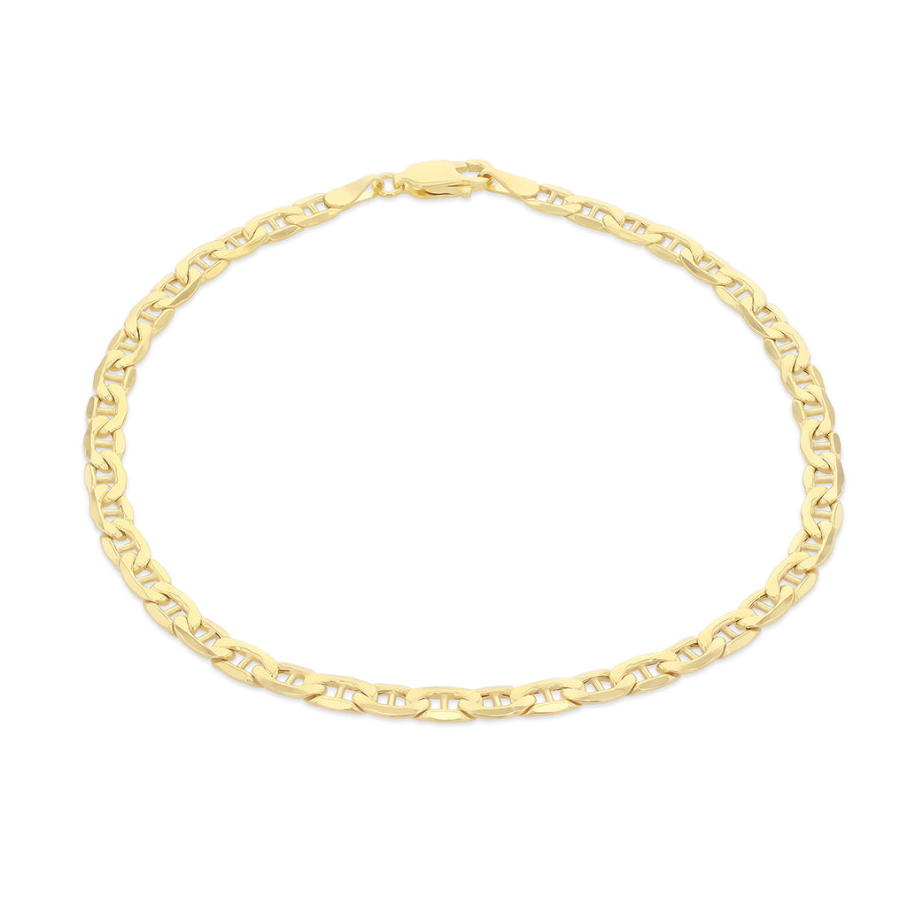 9ct Yellow Gold Cuban Links Bracelet