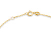 9ct Yellow Gold Black Onyx Clover Ball Chain Bracelet