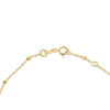 9ct Yellow Gold Sunburst Heart Adjustable Trace & Ball Chain Bracelet