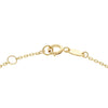 9ct Yellow Gold Heart Lock Charm Drop Bracelet
