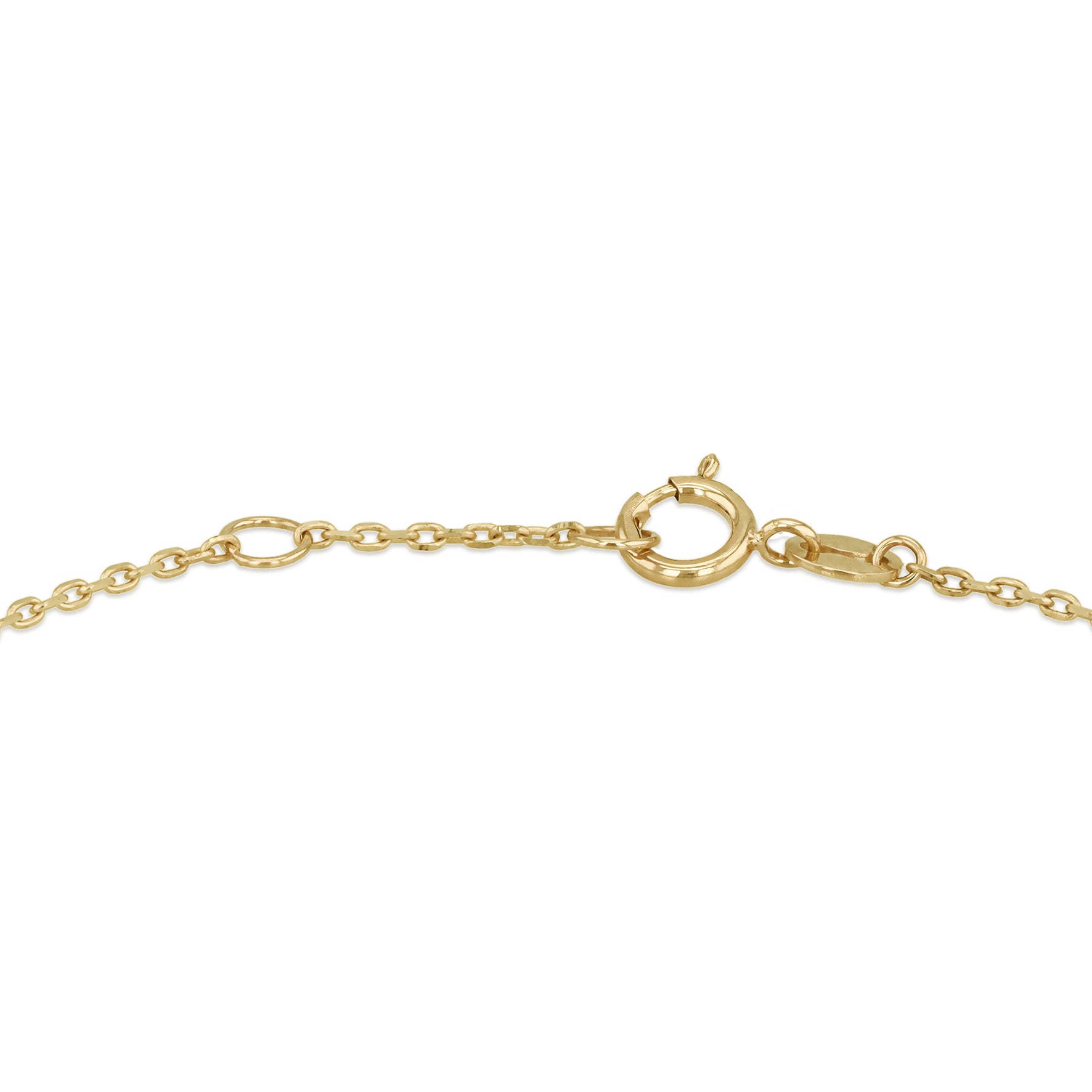 9ct Yellow Gold Mother of Pearl Single Blossom Bracelet