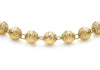 9ct Yellow Gold Faceted Balls Bracelet