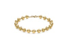 9ct Yellow Gold Faceted Balls Bracelet
