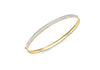 9ct White Gold Stardust Bangle