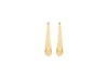 9ct Yellow Gold Protracted Hoop Earrings