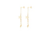 9ct Yellow Gold Sea Life Drop Earrings