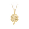 9ct Yellow Gold Four-Leaf Clover Pendant Necklace