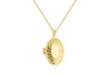 9ct Yellow Gold Greek Locket Pendant