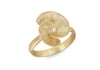 9ct Yellow Gold 0.01ct Diamond Flower Bloom Ring