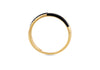 9ct Yellow Gold 0.005ct Diamond Plaid Twin Bar Band Ring