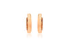 9ct Rose Gold Band Huggy Hoop Earrings