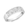 9ct White Gold 0.50ct Pavé Diamond Eternity Band Ring
